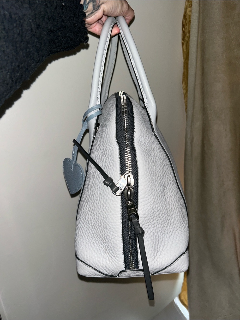 Coach Preston Satchel w/ Heart leather hangtag & crossbody strap. - Picture 7 of 14